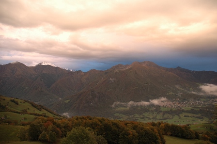 Valsassina panorama dal rifugio Antonietta