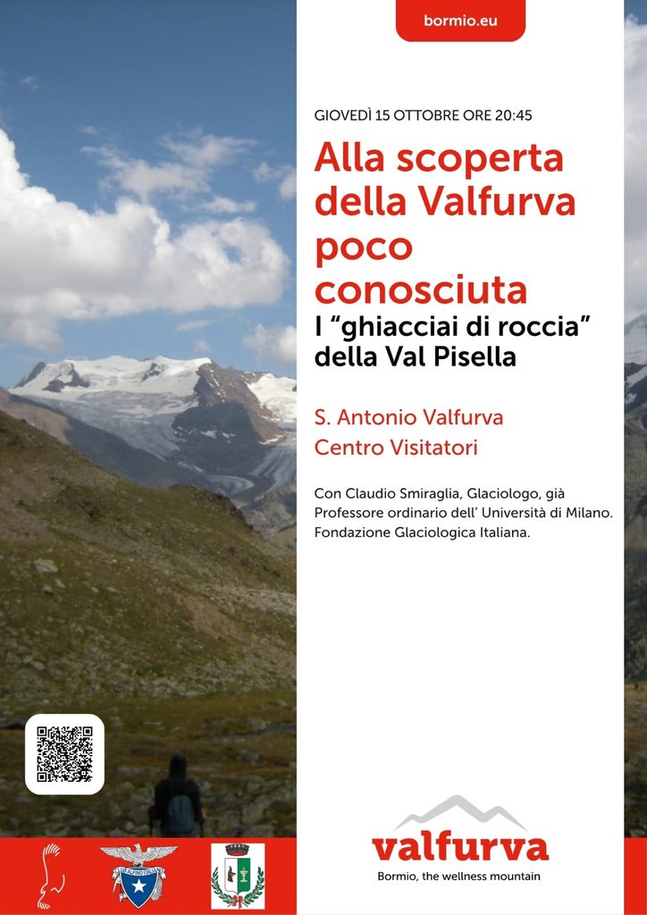 Il prof. C. Smiraglia invita alla sua conferenza sui "ghiacciai di roccia", un tema di grande attualità per il territorio alpino.